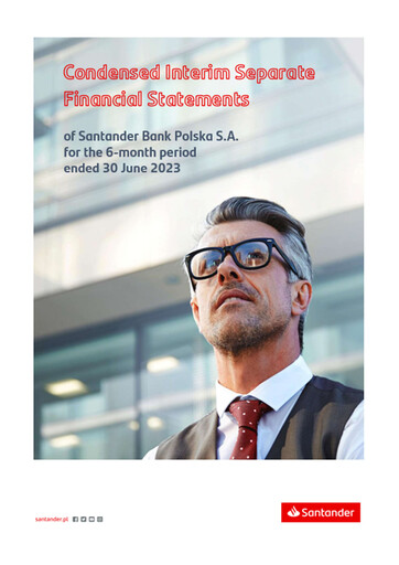Thumbnail Santander Polska Financial Statement 2023-h1