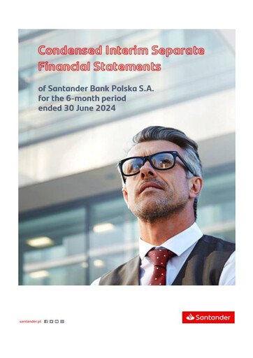 Thumbnail Santander Polska Financial Statement 2024-h1