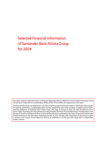 Thumbnail Santander Polska Financial Statement 2024