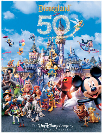 Thumbnail Walt Disney Annual Report 2004