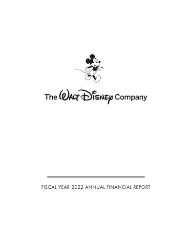 Thumbnail Walt Disney Annual Report 2022