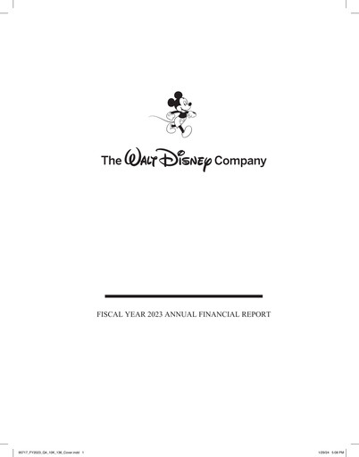 Thumbnail Walt Disney Annual Report 2023