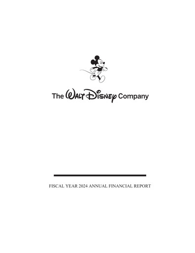 Thumbnail Walt Disney Annual Report 2024