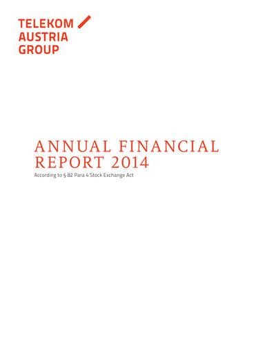Thumbnail A1 Telekom Austria Financial Statement 2014