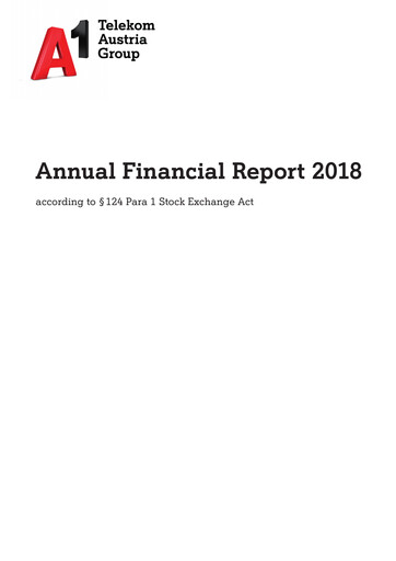 Thumbnail A1 Telekom Austria Financial Statement 2018