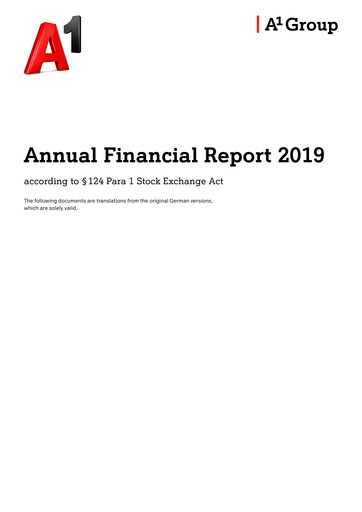 Thumbnail A1 Telekom Austria Financial Statement 2019