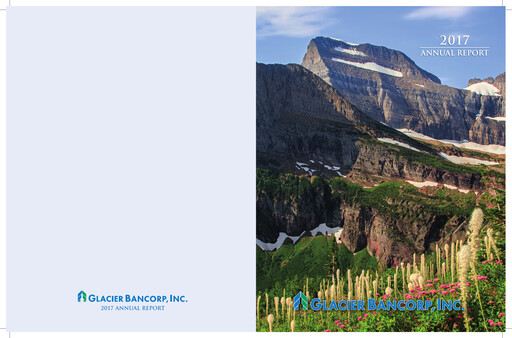 Thumbnail Glacier Bancorp
 Annual Report 2017
