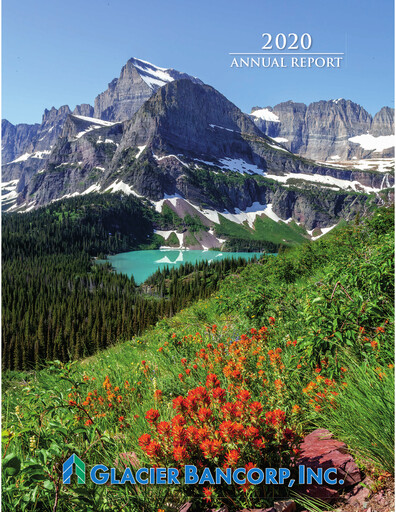 Thumbnail Glacier Bancorp
 Annual Report 2020