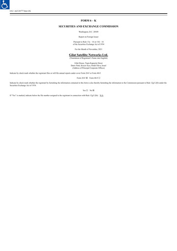 Thumbnail Gilat Satellite Networks Quarterly Report 2021-q3