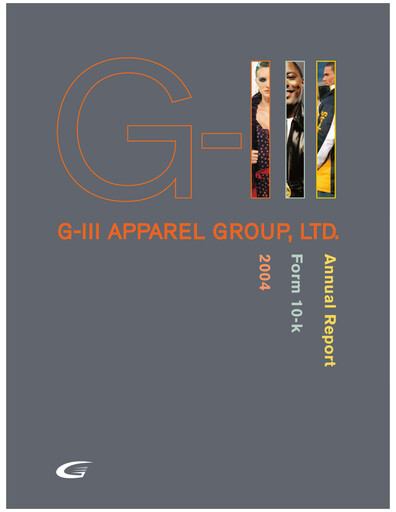 Thumbnail G-III Apparel Group Annual Report 2004