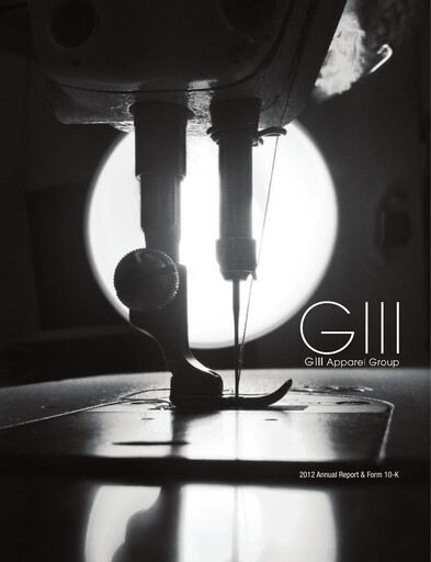 Thumbnail G-III Apparel Group Annual Report 2012