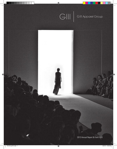 Thumbnail G-III Apparel Group Annual Report 2013