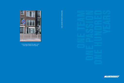 Thumbnail Mainfreight Annual Report 2012