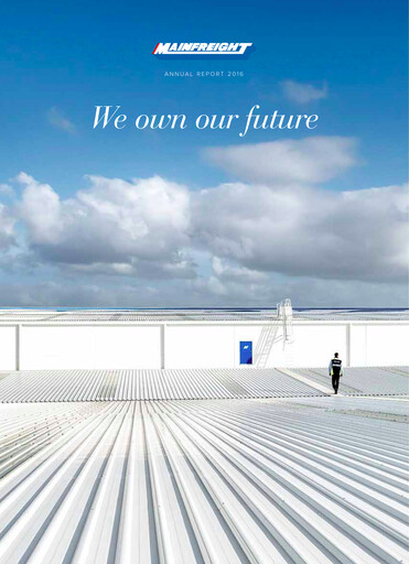 Thumbnail Mainfreight Annual Report 2016