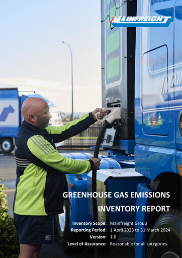 Thumbnail Mainfreight ESG Report 2024