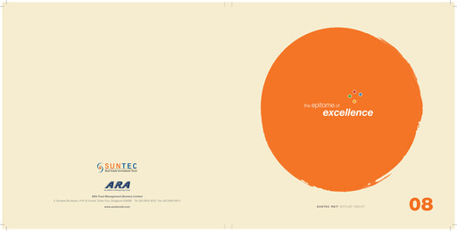 Thumbnail Suntec REIT
 Annual Report 2008