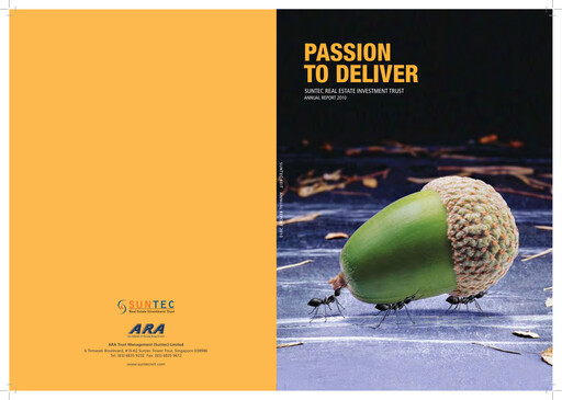 Thumbnail Suntec REIT
 Annual Report 2010