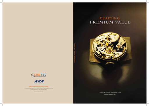 Thumbnail Suntec REIT
 Annual Report 2013