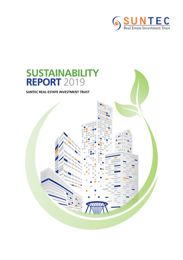 Miniature Suntec REIT
 Rapport de durabilité 2019