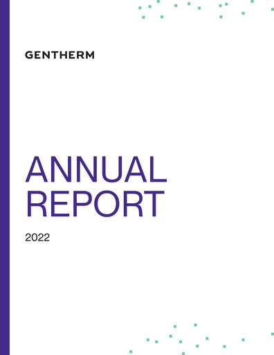 Thumbnail Gentherm Annual Report 2022