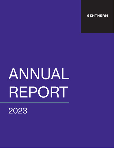 Thumbnail Gentherm Annual Report 2023