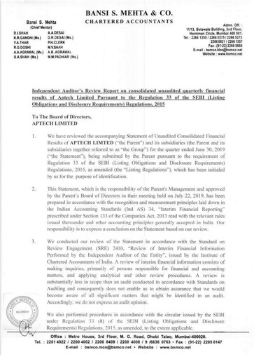 Thumbnail Aptech Quarterly Report 2019-q1