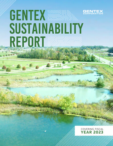 Thumbnail Gentex Sustainability Report 2023