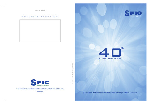 Miniature Southern Petrochemical Industries Corp Rapport annuel 2011