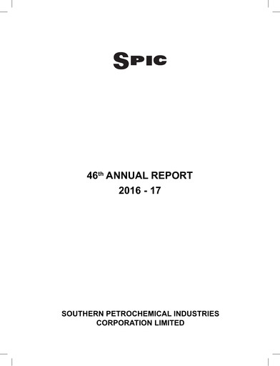 Miniature Southern Petrochemical Industries Corp Rapport annuel 2016-2017