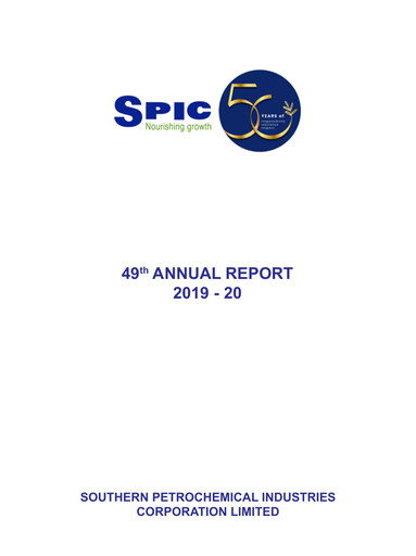 Miniature Southern Petrochemical Industries Corp Rapport annuel 2019-2020