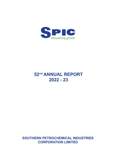 Miniature Southern Petrochemical Industries Corp Rapport annuel 2022-2023