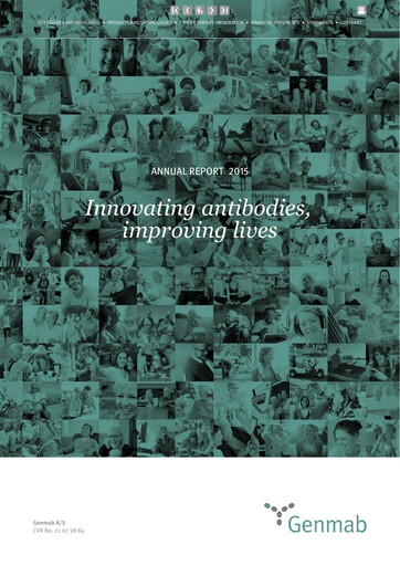 Thumbnail Genmab Annual Report 2015