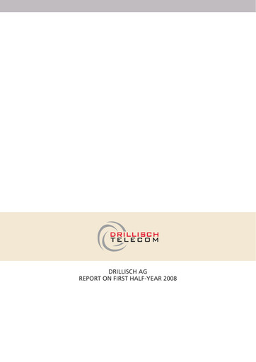 Thumbnail 1&1
 Half-year Report 2008-h1