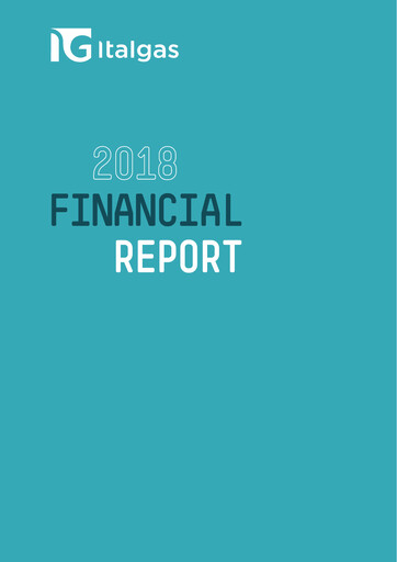 Thumbnail Italgas Financial Report 2018