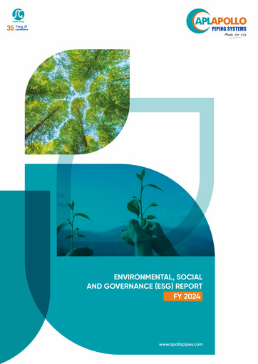 Thumbnail Apollo Pipes ESG Report 2023-2024