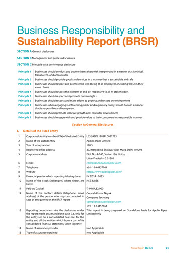 Thumbnail Apollo Pipes ESG Report 2024-2025