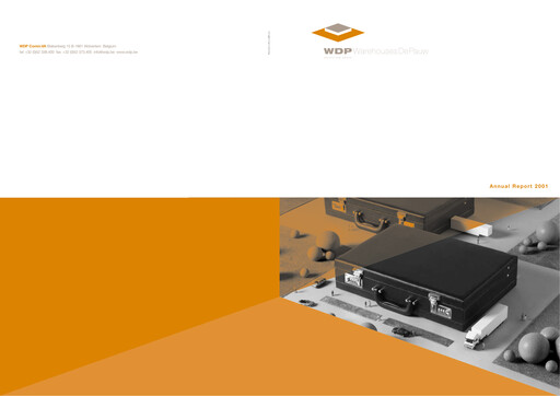 Thumbnail Warehouses De Pauw Annual Report 2001