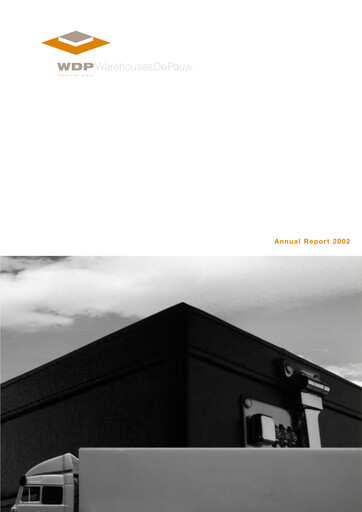 Thumbnail Warehouses De Pauw Annual Report 2002