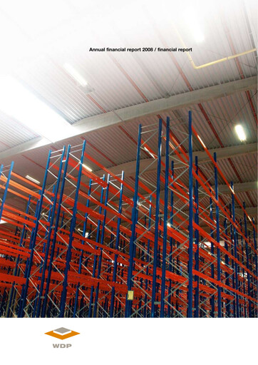 Thumbnail Warehouses De Pauw Annual Report 2008