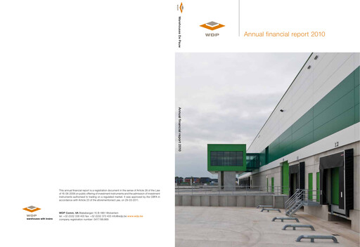 Thumbnail Warehouses De Pauw Annual Report 2010