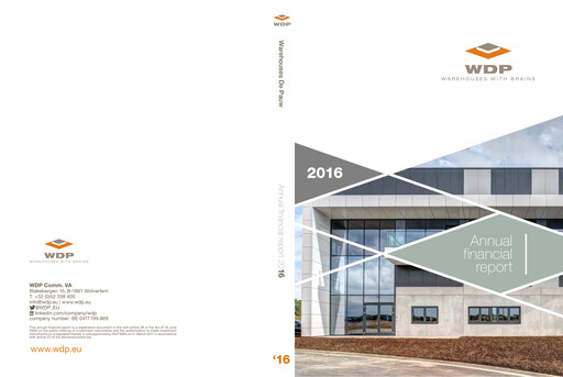 Thumbnail Warehouses De Pauw Annual Report 2016