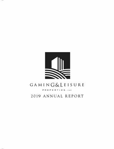Thumbnail Gaming and Leisure Properties
 Annual Report 2019