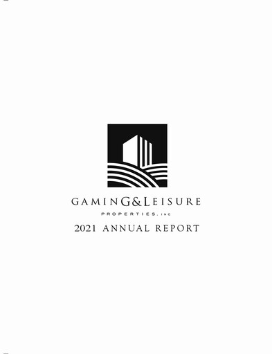 Thumbnail Gaming and Leisure Properties
 Annual Report 2021