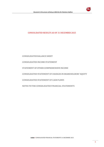 Thumbnail Rubis Financial Statement 2025
