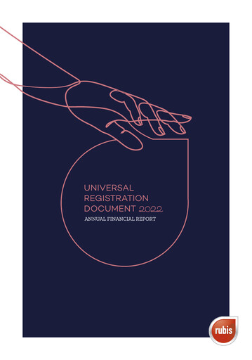Thumbnail Rubis Universal Registration Document 2022