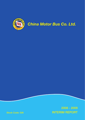 Thumbnail China Motor Bus Company Half-year Report 2008-2009