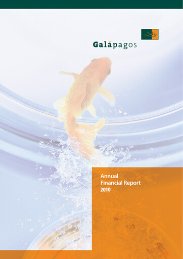 Thumbnail Galapagos NV Annual Report 2010
