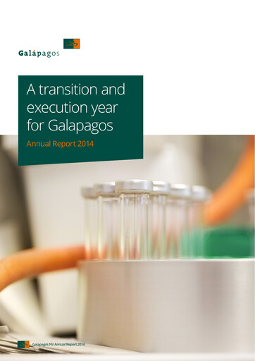 Thumbnail Galapagos NV Annual Report 2014