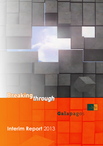 Thumbnail Galapagos NV Half-year Report 2013-h1