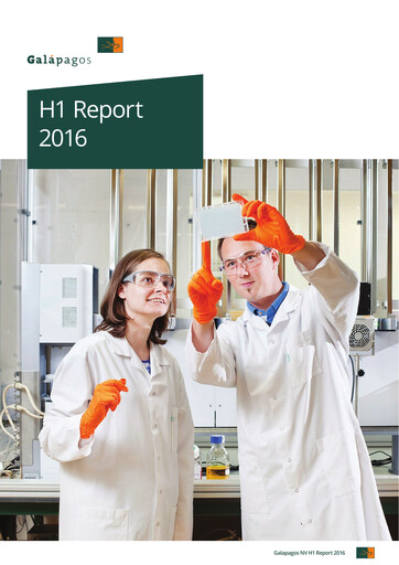 Thumbnail Galapagos NV Half-year Report 2016-h1